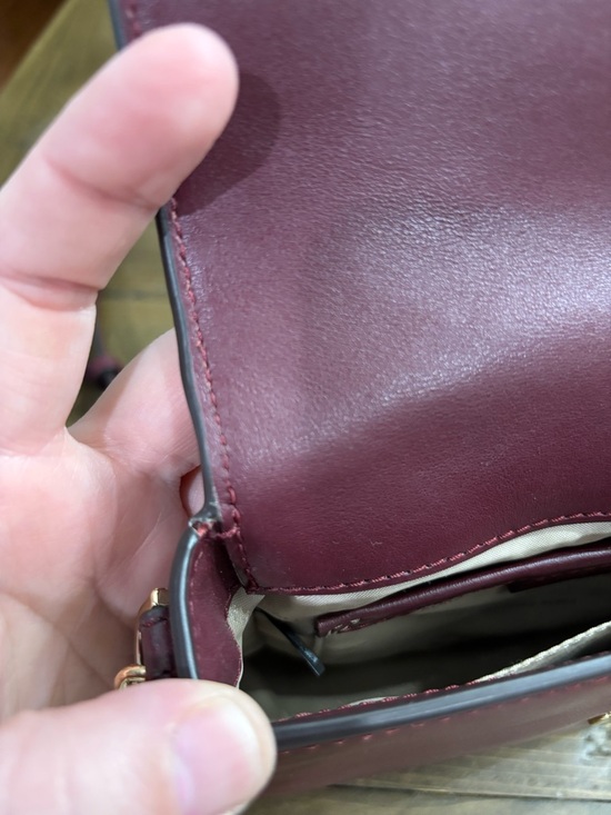 Michael Kors Mott Leather and Suede Saddle Bag - Picture 11 of 13